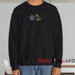 OVO Toronto Maple Leafs T-shirt 3 OVO Toronto Maple Leafs T shirt Black Sweatshirt