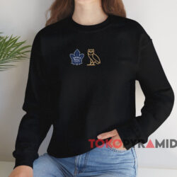 OVO Toronto Maple Leafs T-shirt 4 OVO Toronto Maple Leafs T shirt Black Sweatshirt