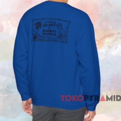 OVO x Avanti T-shirt 3 OVO X Avanti T shirt Blue Sweatshirt