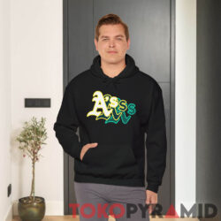 Oakland Athletics New Era Green Team Shadow Black Hoodie
