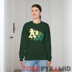 Oakland Athletics New Era Green Team Shadow Forest Green Sweatshirt