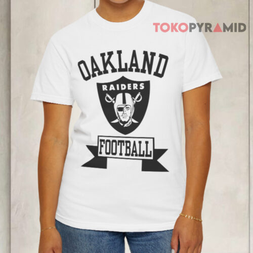 Oakland Raiders Football Vintage White T shirt Oakland Raiders Football Vintage White T shirt