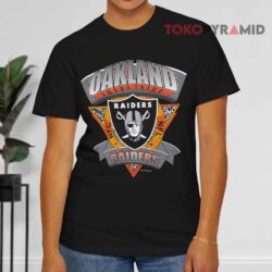 Oakland Raiders Vintage Raider Nation Nfl Black T shirt