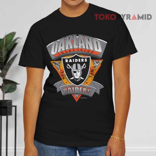 Oakland Raiders Vintage Raider Nation Nfl Black T shirt