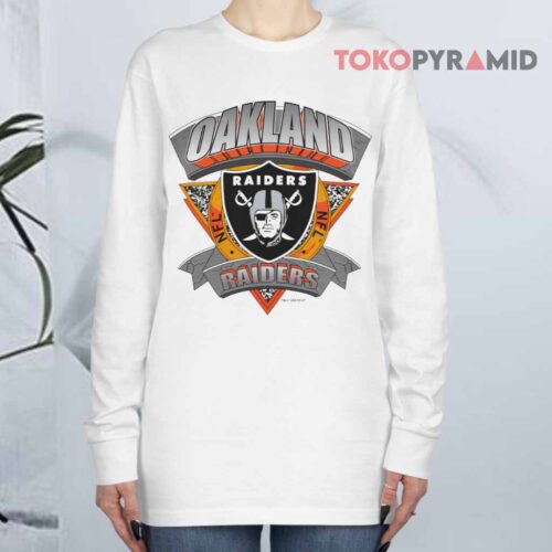 Oakland Raiders Vintage Raider Nation Nfl Long sleeved