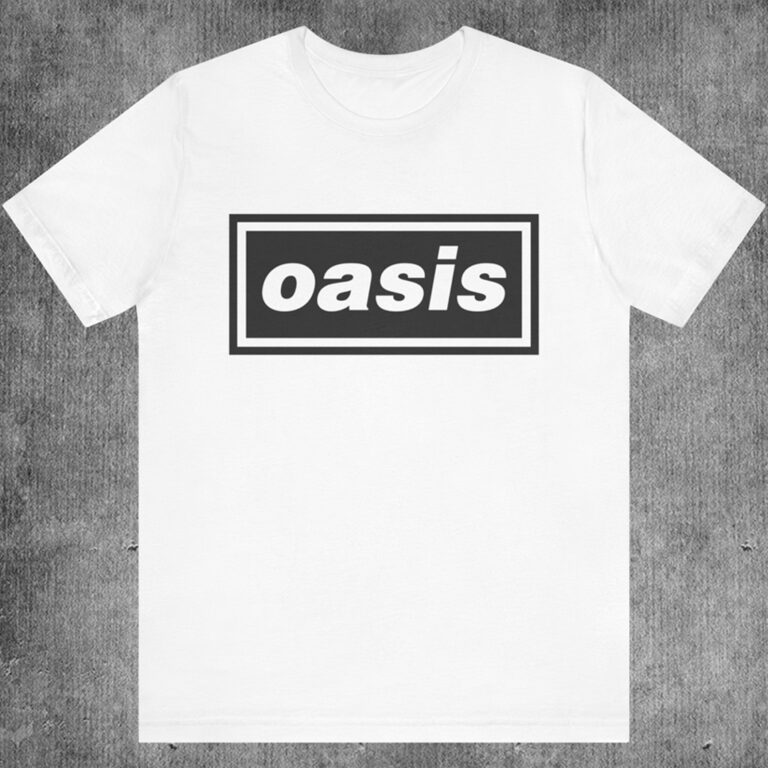 Oasis Logo Vintage Shirt - TokoPyramid