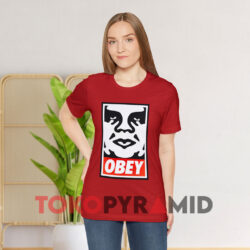 Obey Andre The Giant Red T shirt