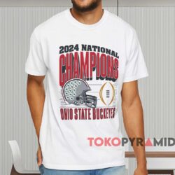 Ohio State Buckeyes 2024 National Champions Shirt White T shirt