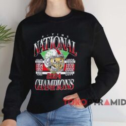Ohio State Buckeyes 9 Time National Champions Shirt 4 Ohio State Buckeyes 9 Time National Champions Shirt Black Sweatshirt