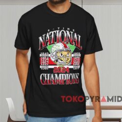 Ohio State Buckeyes 9 Time National Champions Shirt Black T shirt