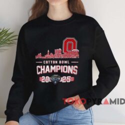 Ohio State Buckeyes Cotton Bowl Champions 2025 Shirt 3 Ohio State Buckeyes Cotton Bowl Champions 2025 Shirt Black Sweatshirt