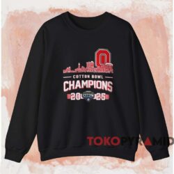 Ohio State Buckeyes Cotton Bowl Champions 2025 Shirt 4 Ohio State Buckeyes Cotton Bowl Champions 2025 Shirt Black Sweatshirt
