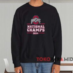Ohio State Buckeyes Schedule 2024 National Champions Shirt 3 Ohio State Buckeyes Schedule 2024 National Champions Shirt Black Sweatshirt