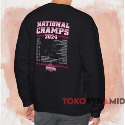Ohio State Buckeyes Schedule 2024 National Champions Shirt 4 Ohio State Buckeyes Schedule 2024 National Champions Shirt Black Sweatshirt