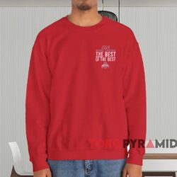 Ohio State Buckeyes Score 2024 National Champions Shirt 3 Ohio State Buckeyes Score 2024 National Champions Shirt Red Sweatshirt