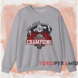 Ohio State Cotton Bowl Champions 2025 Shirt 4 Ohio State Cotton Bowl Champions 2025 Shirt Grey Sweatshirt