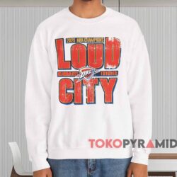 OKC Thunder 2025 NBA Champions Loud City Shirt 4 Okc Thunder 2025 Nba Champions Loud City Shirt White Sweatshirt