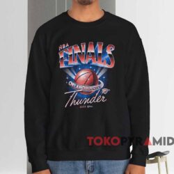 OKC Thunder 2025 NBA Finals Space Shirt 3 Okc Thunder 2025 Nba Finals Space Shirt Black Sweatshirt
