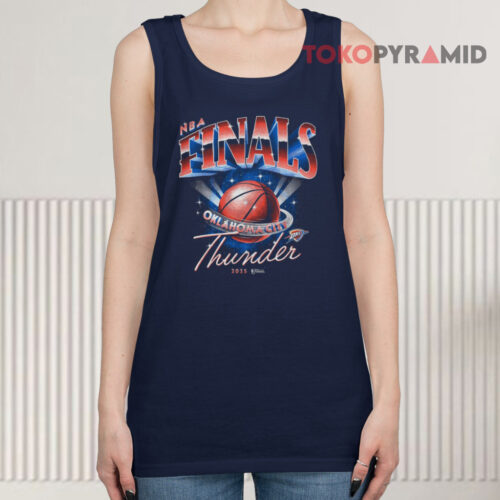 Okc Thunder 2025 Nba Finals Space Tank Top Okc Thunder 2025 Nba Finals Space Tank Top