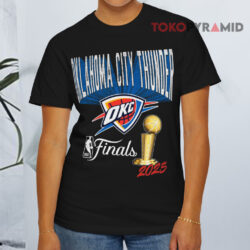 Okc Thunder 2025 Nba Finals Statement Black T shirt
