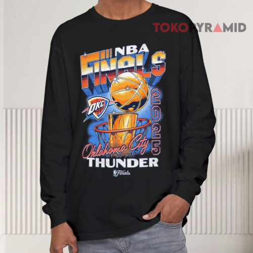 Okc Thunder 2025 Nba Finals Vintage Long sleeved Okc Thunder 2025 Nba Finals Vintage Long sleeved