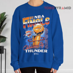 OKC Thunder 2025 NBA Finals Vintage Shirt 2 Okc Thunder 2025 Nba Finals Vintage Sweatshirt
