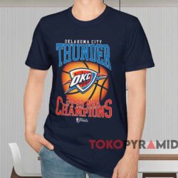 Okc Thunder 24 25 Nba Champions Shirt Navy T shirt
