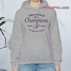 Oklahoma City Thunder 2025 Finals Champions Playoff Jump Hoodie