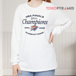 Oklahoma City Thunder 2025 Finals Champions Playoff Jump Shirt 4 Oklahoma City Thunder 2025 Finals Champions Playoff Jump Long sleeved