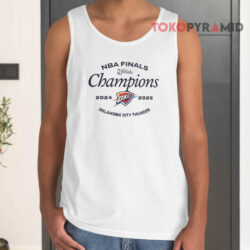 Oklahoma City Thunder 2025 Finals Champions Playoff Jump Shirt 2 Oklahoma City Thunder 2025 Finals Champions Playoff Jump Tank Top