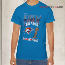 Oklahoma City Thunder 2025 NBA Finals Shirt 4 Oklahoma City Thunder 2025 Nba Finals Blue T shirt