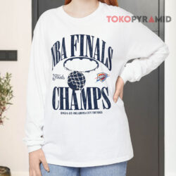 Oklahoma City Thunder 2025 NBA Finals Champions Fade Away Retro Shirt 4 Oklahoma City Thunder 2025 Nba Finals Champions Fade Away Retro Long sleeved