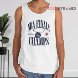 Oklahoma City Thunder 2025 NBA Finals Champions Fade Away Retro Shirt 2 Oklahoma City Thunder 2025 Nba Finals Champions Fade Away Retro Tank Top