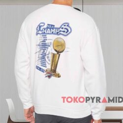 Oklahoma City Thunder NBA Parade Shirt 4 Oklahoma City Thunder Nba Parade Shirt White Sweatshirt