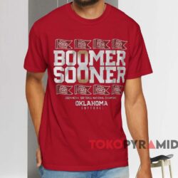 Oklahoma Sooner Boomer Sooner 8x Champs Shirt Red T shirt
