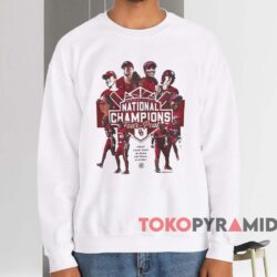 Oklahoma Sooners 2024 NCAA Softball National Champions Four-Peat Shirt 4 Oklahoma Sooners 2024 Ncaa Softball National Champions Four peat Shirt White Sweatshirt