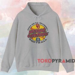 Oklahoma Sooners 2024 NCAA Softball Women's College World Series Champions Locker Room Shirt 2 Oklahoma Sooners 2024 Ncaa Softball Women's College World Series Champions Locker Room Shirt Grey Hoodie