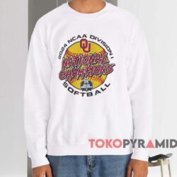 Oklahoma Sooners 2024 NCAA Softball Women's College World Series Champions Locker Room Shirt 3 Oklahoma Sooners 2024 Ncaa Softball Women's College World Series Champions Locker Room Shirt White Sweatshirt