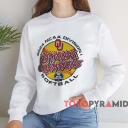 Oklahoma Sooners 2024 NCAA Softball Women's College World Series Champions Locker Room Shirt 4 Oklahoma Sooners 2024 Ncaa Softball Women's College World Series Champions Locker Room Shirt White Sweatshirt