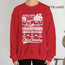 Oklahoma Sooners 2026 Boomer Sooner MCWS Baseball National Champions Shirt 3 Oklahoma Sooners 2026 Boomer Sooner MCWS Baseball National Champions Sweatshirt