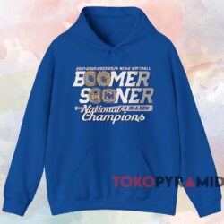 Oklahoma Sooners Four peat Ncaa Softball Champions Shirt Blue Hoodie