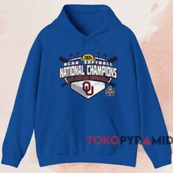 Oklahoma Sooners NCAA National Champions Schedule 2-sided Shirt 2 Oklahoma Sooners Ncaa National Champions Schedule Shirt Blue Hoodie
