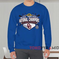 Oklahoma Sooners NCAA National Champions Schedule 2-sided Shirt 3 Oklahoma Sooners Ncaa National Champions Schedule Shirt Blue Sweatshirt