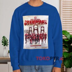 Oklahoma Sooners There’s Only One Four peat In Ncaa Softball History Shirt Blue Sweatshirt