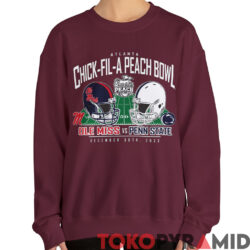 Ole Miss Rebels Vs Nittany Lions 2023 Peach Bowl Shirt