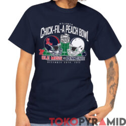 Ole Miss Rebels Vs Nittany Lions 2023 Peach Bowl Shirt 2 Ole Miss Rebels Vs Nittany Lions 2023 Peach Bowl Shirt