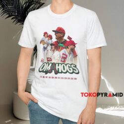 Omahogs Arkansas Razorbacks 1979-2025 Shirt 1 Omahogs Arkansas Razorbacks 1979 2025 Shirt White T shirt