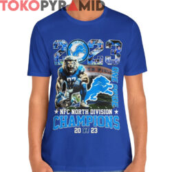 One Pride Detroit Lions 2023 NFC North Division Champions Shirt
