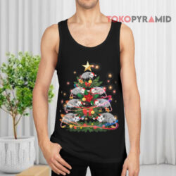 Opossum Possum Santa Xmas Tree Light Sweatshirt 3 Opossum Possum Santa Xmas Tree Light Tank Top