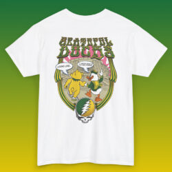 Oregon Grateful Ducks It Never Rains in Autzen Stadium Shirt 2 Oregon Grateful Ducks It Never Rains in Autzen Stadium Back